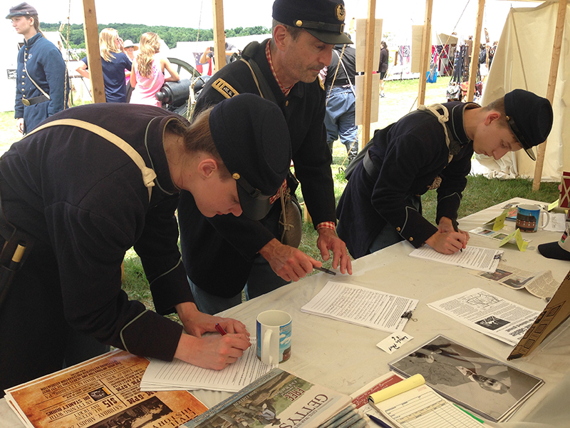 Signing the GBPA petition to save hallowed ground