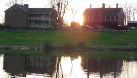 Daniel Lady Farm at sunset