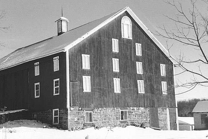 The Daniel Lady barn in the 1950’s
